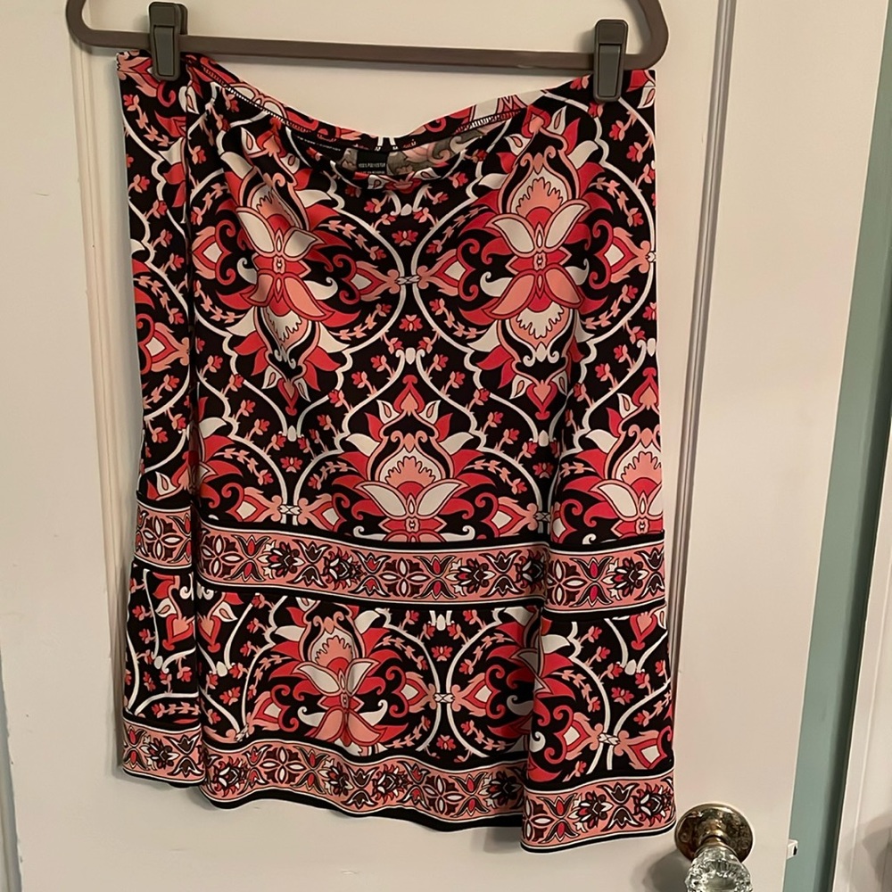 Women’s Tank and Skirt Set from NY&Co, brown with oranges